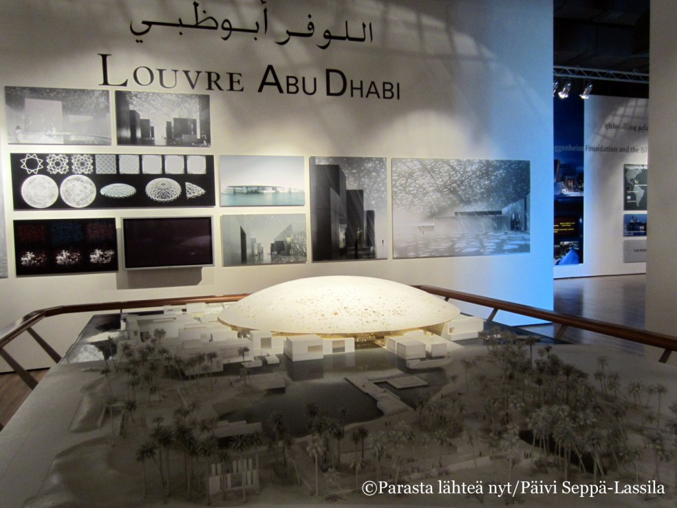 Abu Dhabin Louvre-museon katto on pitsimäinen.