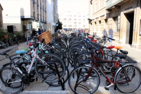 Cambridge on polkupyöräilijöiden kaupunki.