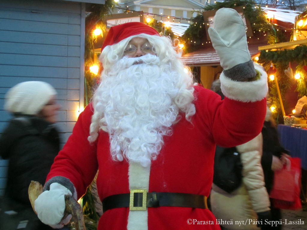 Joulupukki ehti vierailemaan Turussakin ainakin vuoden 2013 joulukuussa.