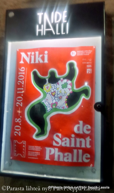 Niki de Saint Phallen näyttely oli esillä Taidehallissa Helsingissä marraskuun loppupuolelle saakka.